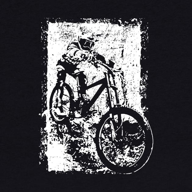 MTB Downhill Shirt by HBfunshirts